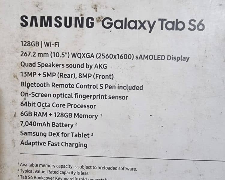 Samsung galaxy tab s6 5