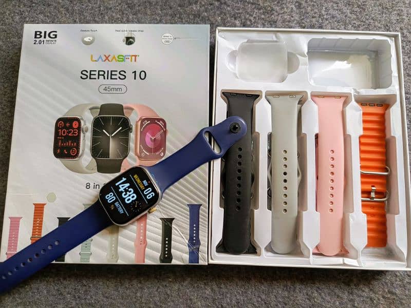 Smart Watch  Series 10 45mm [8 in 1] 1