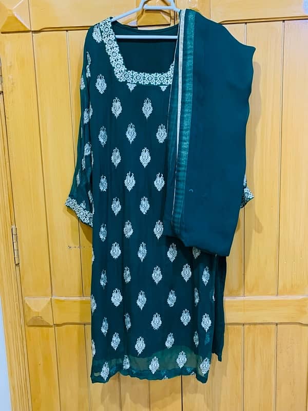 DECENT BEAUTIFUL SHALWAR KAMEEZ WITH DUPATTA 1