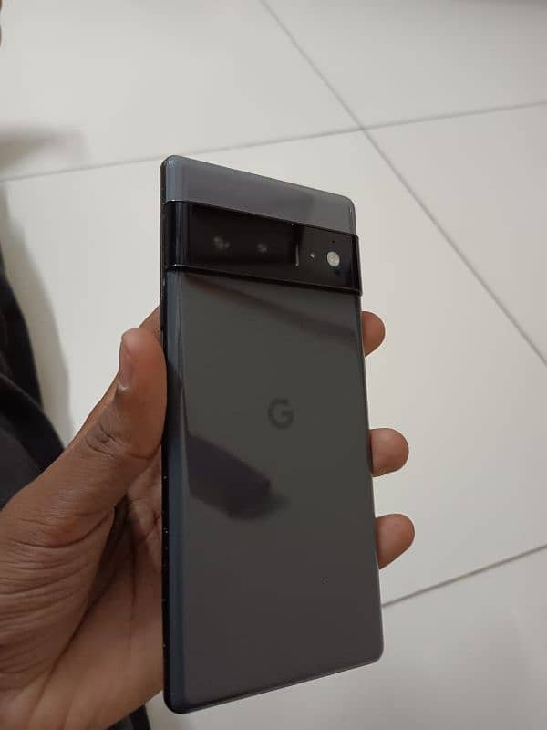 google pixel 6 pro 12/256 factory unlock 2 month esim time baqi he 5