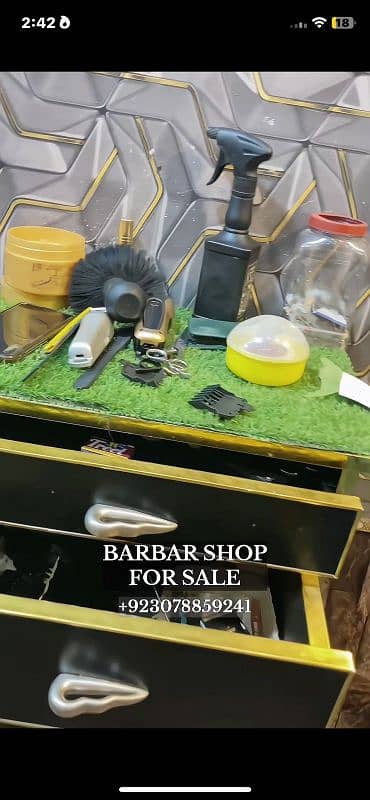 saloon barber shop main road 2