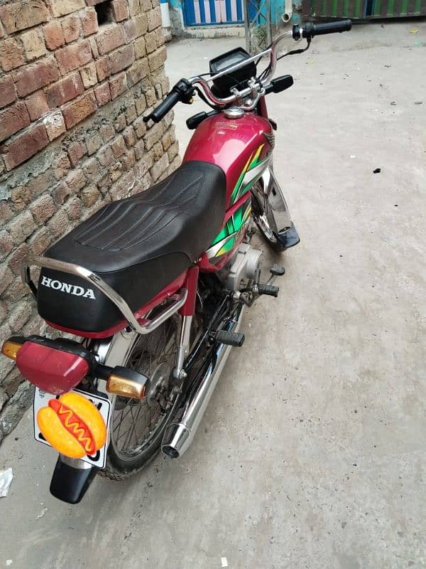 Honda cd 70 model 2022 in neat condition 0