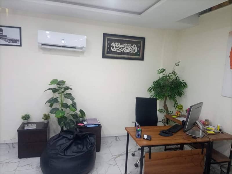 5 marla full furnished office 2nd floor available for rent serious clients only 2