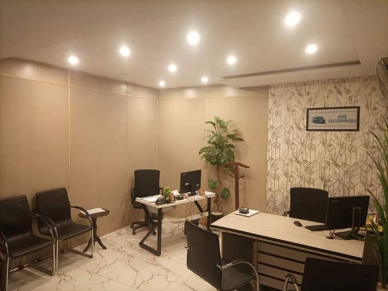 5 marla full furnished office 2nd floor available for rent serious clients only 3