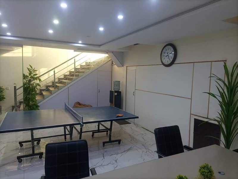 5 marla full furnished office 2nd floor available for rent serious clients only 4