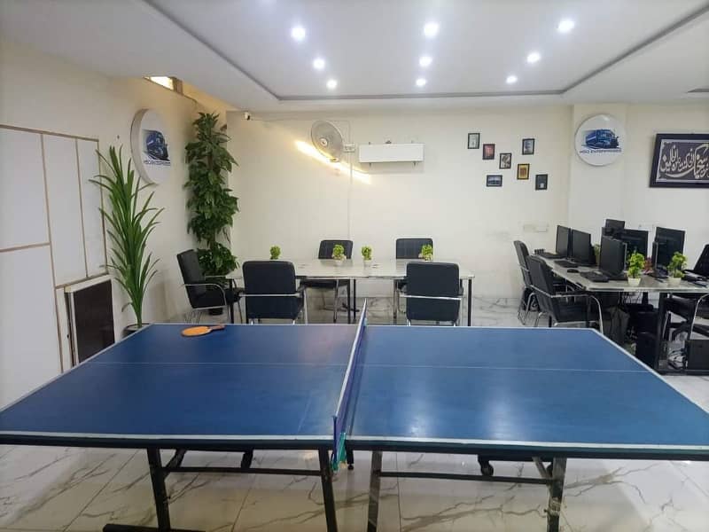 5 marla full furnished office 2nd floor available for rent serious clients only 5