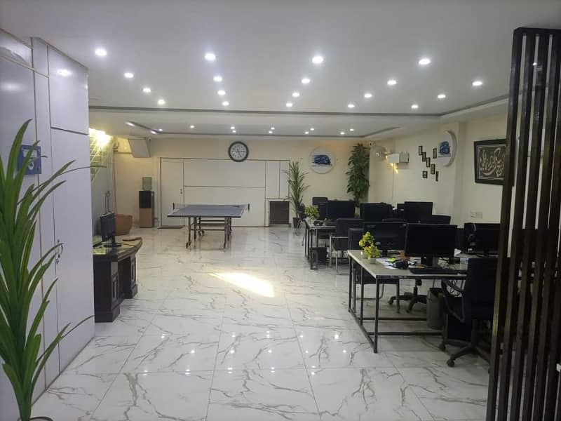 5 marla full furnished office 2nd floor available for rent serious clients only 11