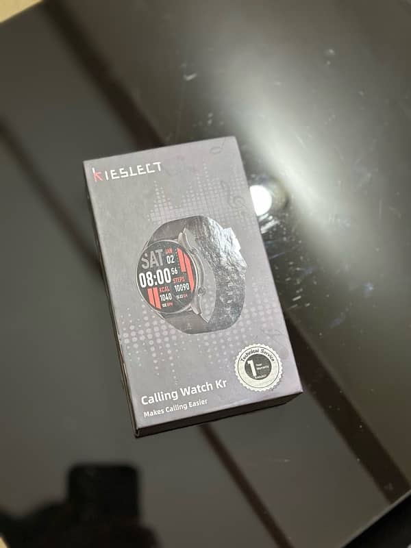 kieslect kr calling watch with box and charging cable almost new 1