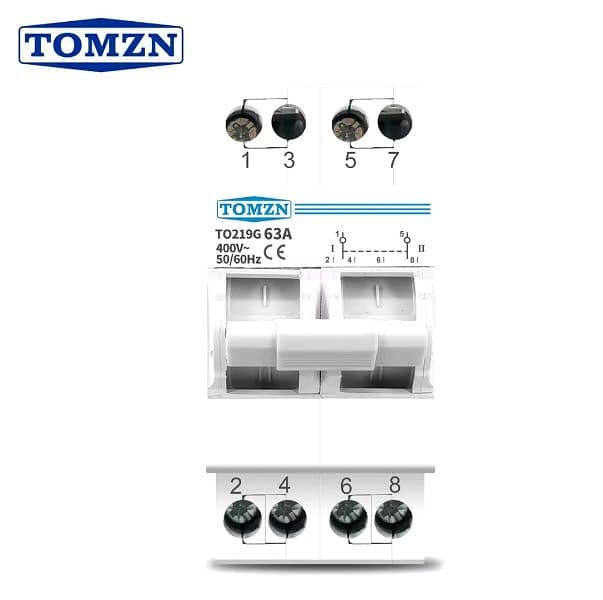 TOMZN 2P 63-A Dual power manual Transfer  switch circuit Breaker 0