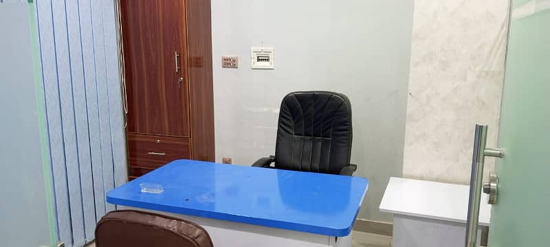 Furnished office space available for rent in bahria town phase 4 civic center 9