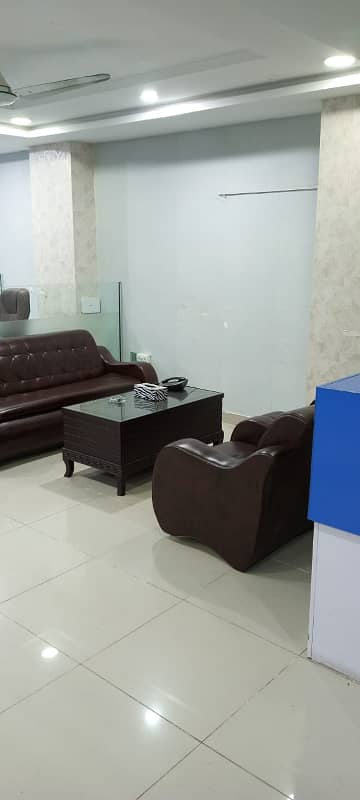 Furnished office space available for rent in bahria town phase 4 civic center 10