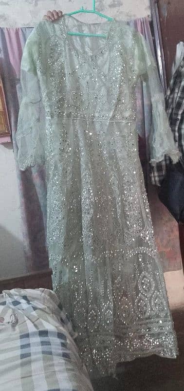 birdel dress with net dupata and cancan for sell 0