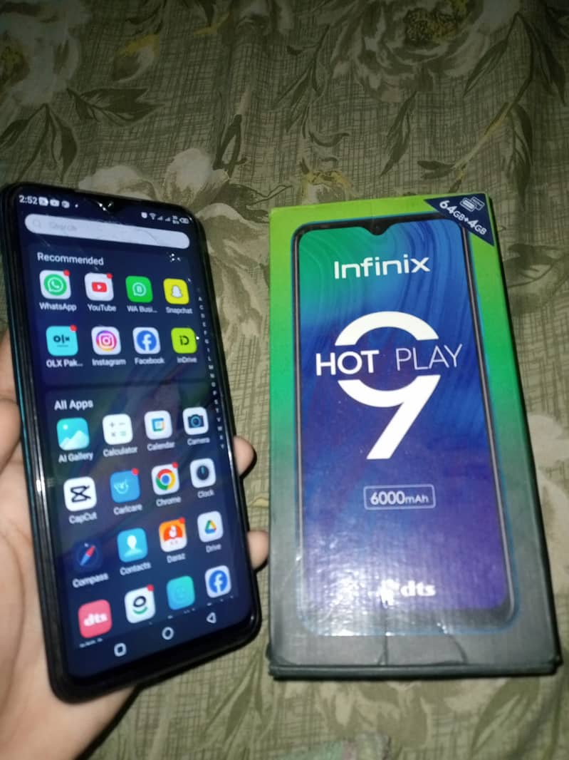 Infinix Hot 9 play with Box 3