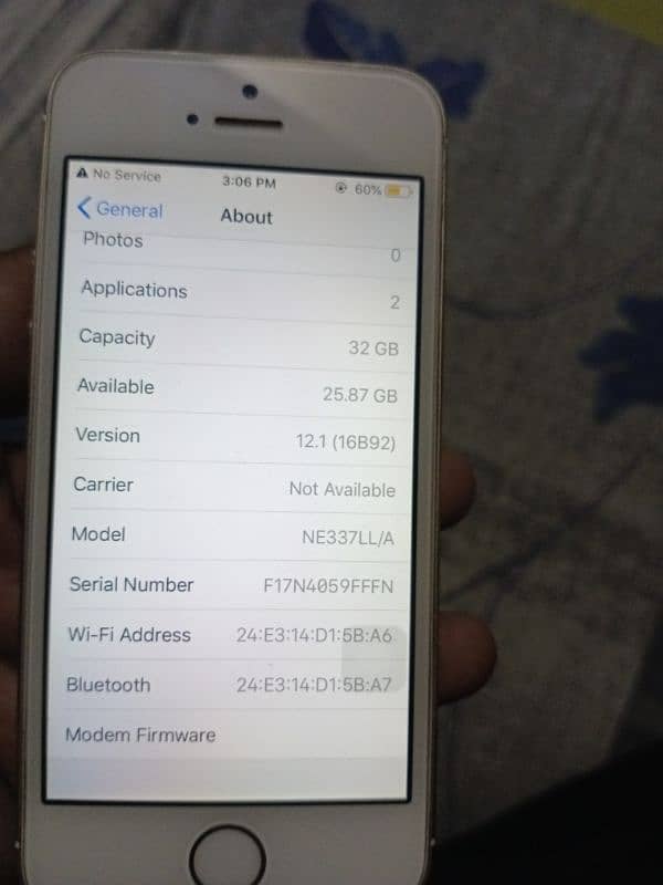 Iphone 5s used only phone 3