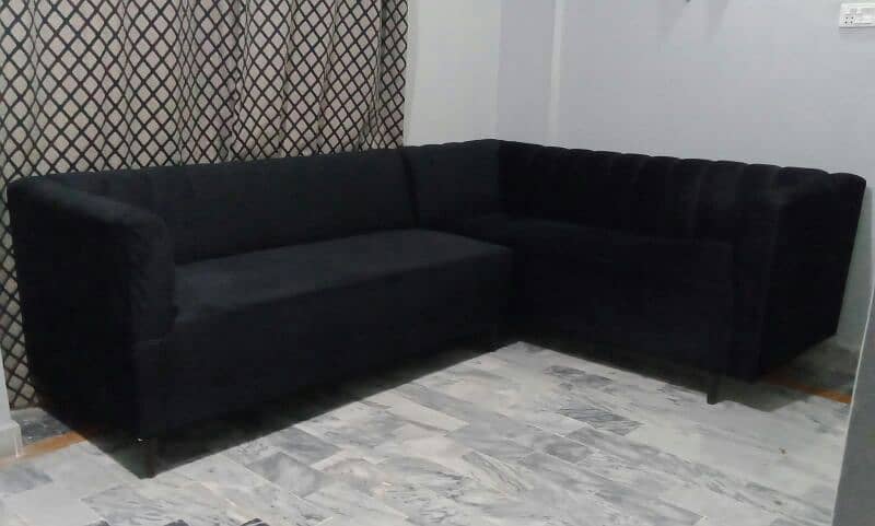 6 seater L shaped sofa set. 0