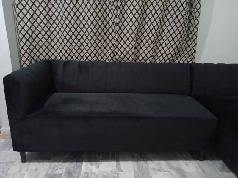 6 seater L shaped sofa set. 1