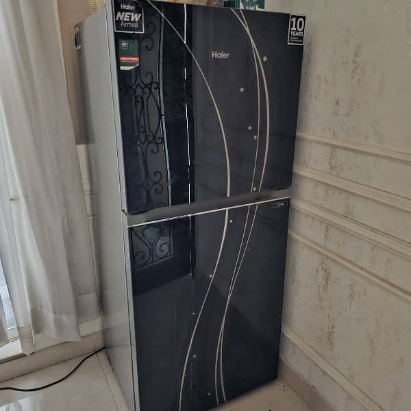 Haier Glass Door E Star Fridge 0