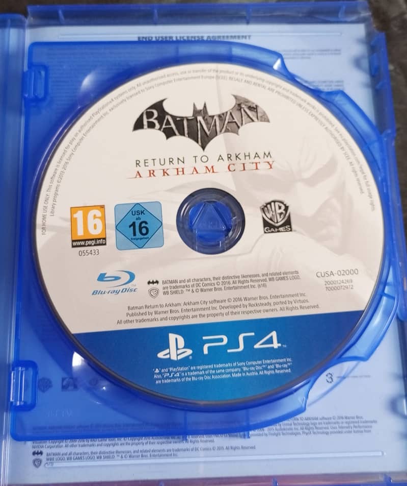 New pS4 Batman Arkham Collection 1