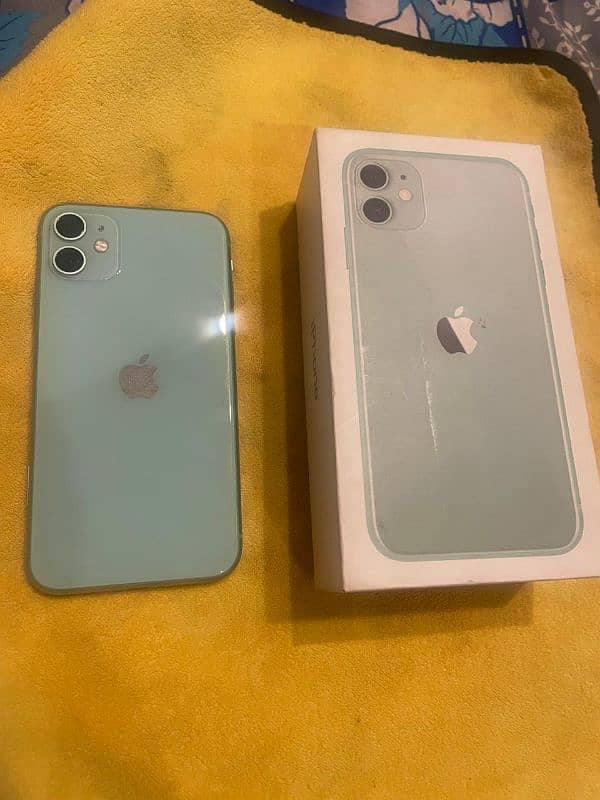 I phone 11 for sale with box original fst hand 0