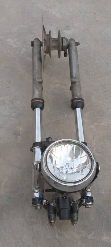 GTO kawasaki 1989 model Fromt shock complete set + disk + hub 2