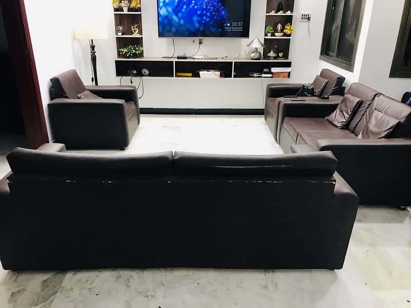 7 seater comfortable sofa set for TV lounge or drawing room 5