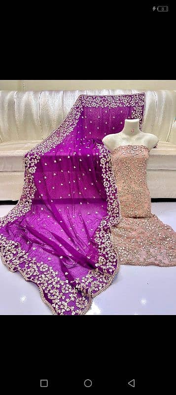 Most beautiful and trending Handwork gotta bridal/party wear suit 1