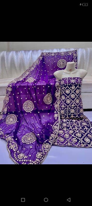 Most beautiful and trending Handwork gotta bridal/party wear suit 3