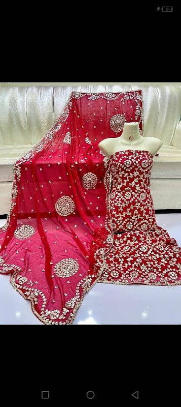 Most beautiful and trending Handwork gotta bridal/party wear suit 4