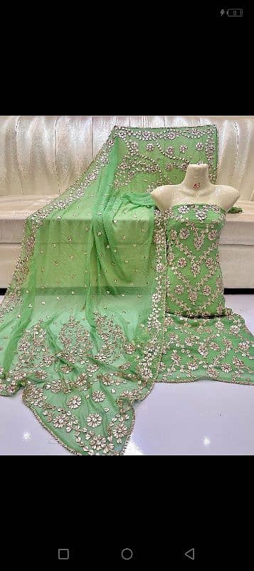 Most beautiful and trending Handwork gotta bridal/party wear suit 7