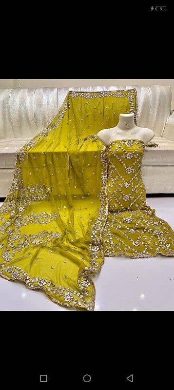 Most beautiful and trending Handwork gotta bridal/party wear suit 9