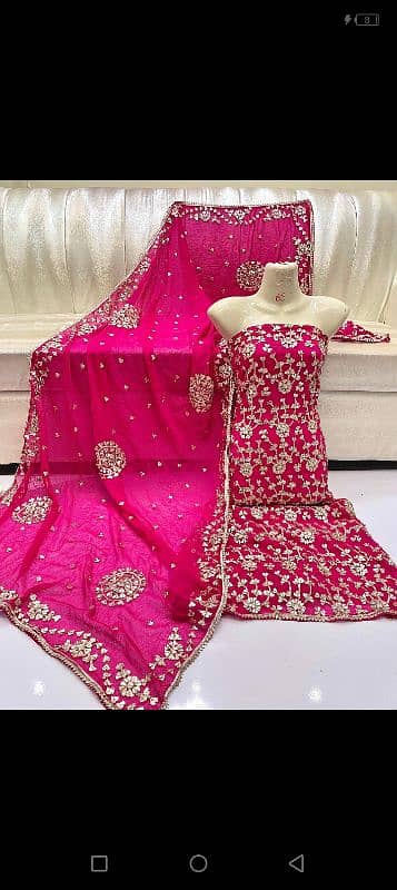 Most beautiful and trending Handwork gotta bridal/party wear suit 14