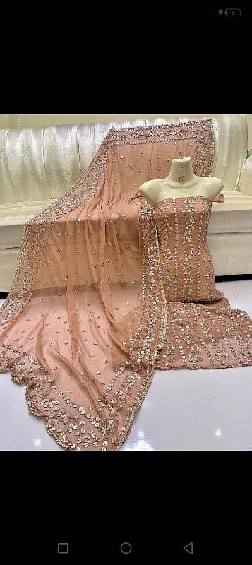 Most beautiful and trending Handwork gotta bridal/party wear suit 15