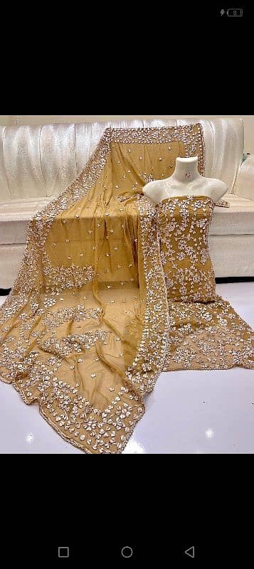 Most beautiful and trending Handwork gotta bridal/party wear suit 16