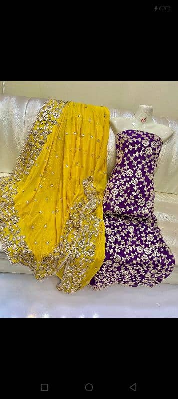 Most beautiful and trending Handwork gotta bridal/party wear suit 18