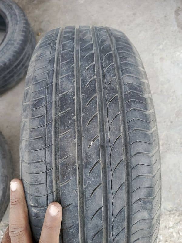 second hand tyre selling for 185.65. 15 3