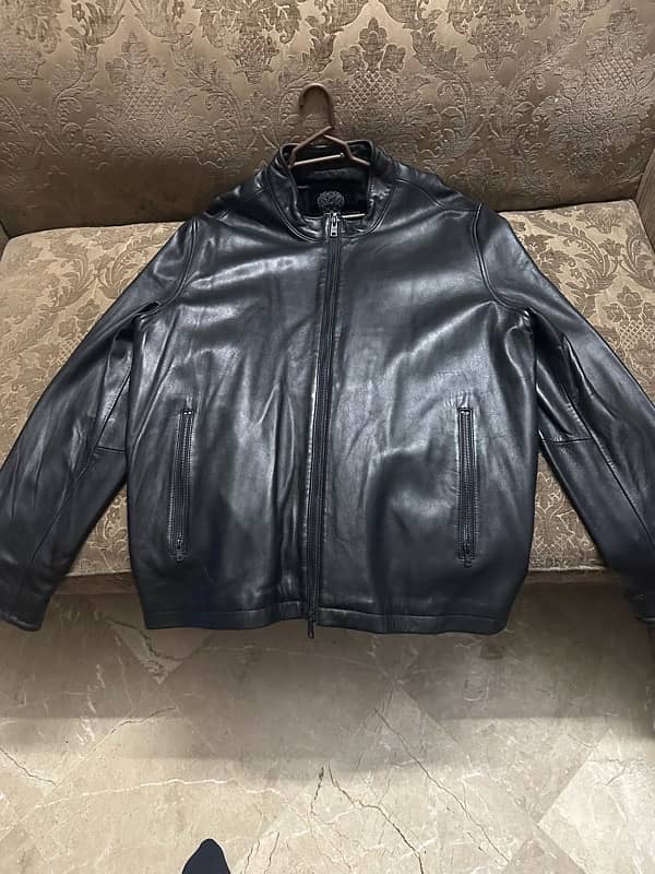 vince camuto leather jacket 0