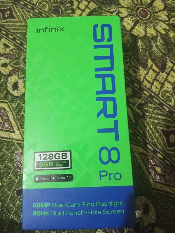 Infinix Smart 8 pro 8/128 Open box 10