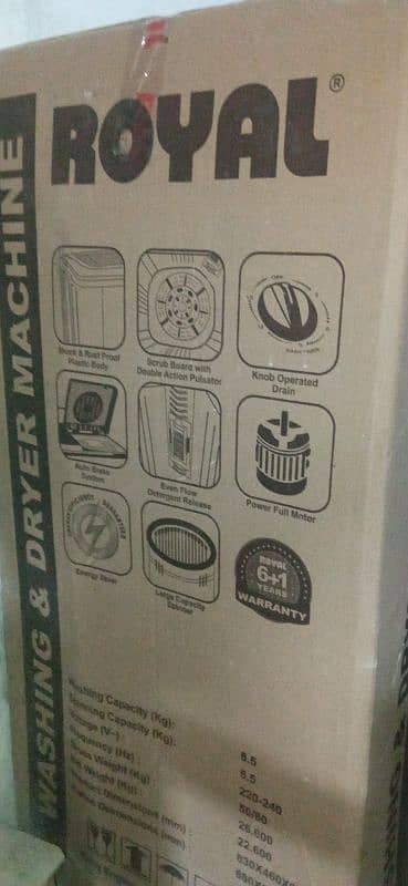 Royal Washing & Dryer Machine 8