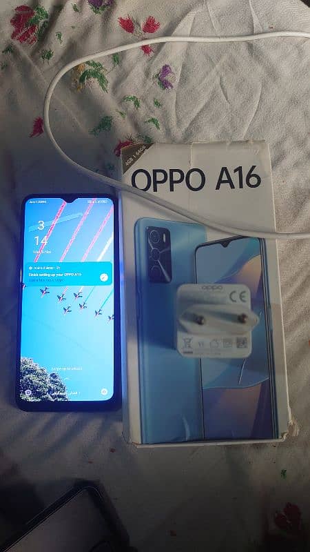 oppo A16/4/64 original charger dabba original mobile 03007694892 8