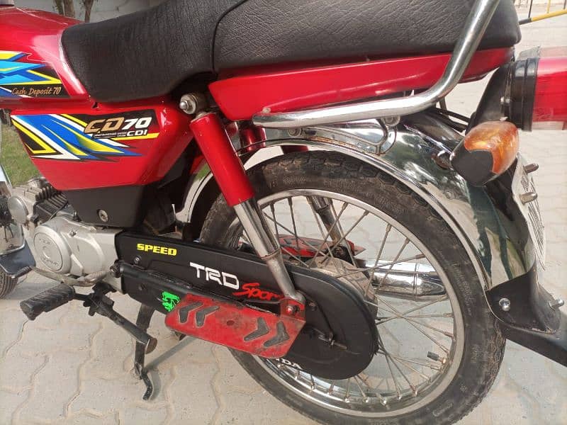 Honda CD 70 2021 are available for sale in good condition for sale 5