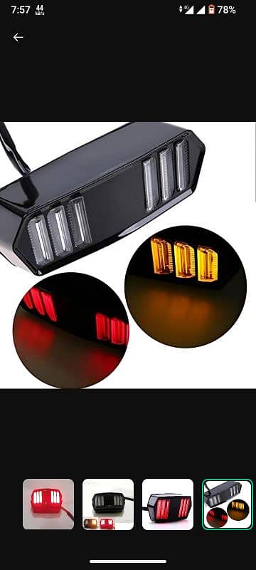 Bike Tail Light Indicators for Universal Any Bike 2