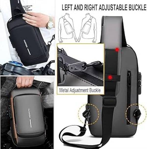 Anti theft shoulder bags 2