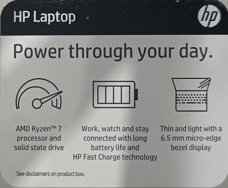 Hp 15 Laptop (Ryzen) 10