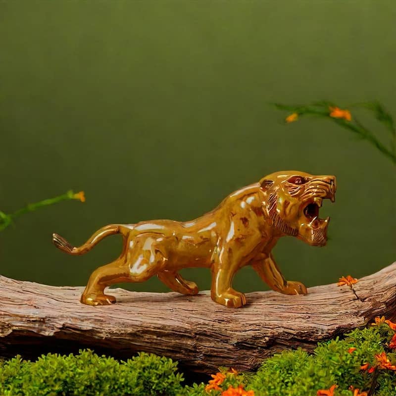 Decoration piece/Antique piece/Lion antique piece/Home décor item 0