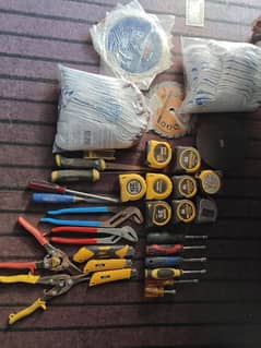 Saw Blades  tape measure screw drivers etc 0