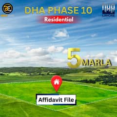 05 Maral Residential Affidavit File Available in DHA Phase 10 Best time to invest Balloting Coming Soon 0