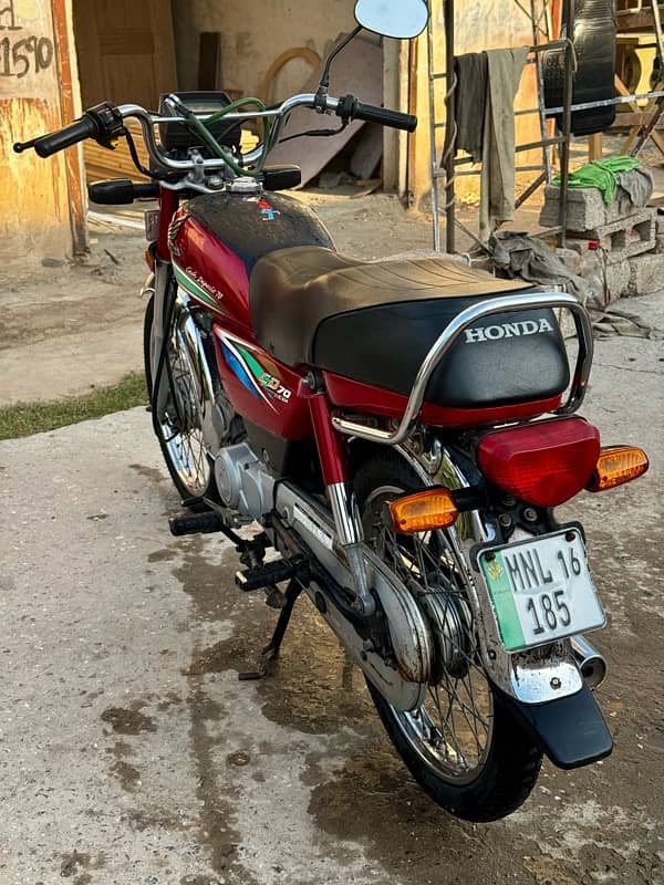 Honda CD 70 2016 Red Multan Number All Ok 5