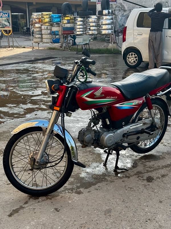 Honda CD 70 2016 Red Multan Number All Ok 11