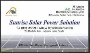 1 kw to 10 kw solar system on reasonable price. 0