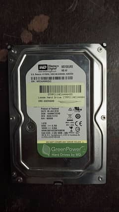 WD 1TB  Internal Hard Disk Drive - Reliable SATA Hard Drive for PC -